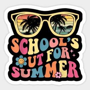 Last Day Of School  School's Out For Summer Teacher Sticker